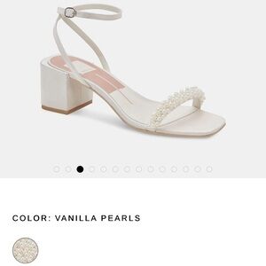 Dolce Vita Zalima Heels Vanilla Pearls